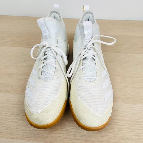 Adidas Crazyflight x3 Mid Volleyball White Ivory Shoe, Size Women 13 / Men 12 - Picture 4 of 16